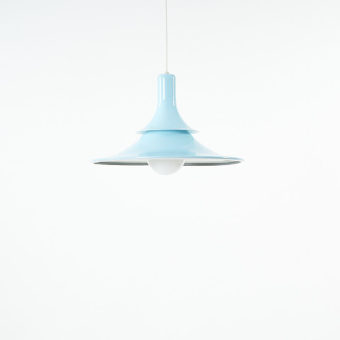 DOUBLE TRUMPET lamp in baby blue by Sverige