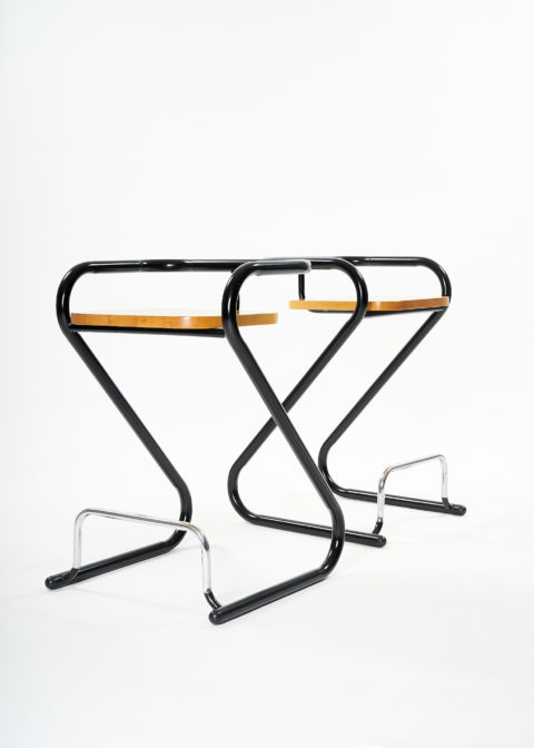 Pair of ‘Z’ stools by Amisco