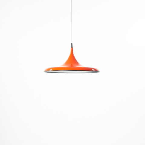 Orange TRUMPET pendant lamp