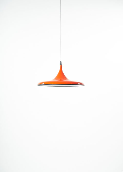 Orange TRUMPET pendant lamp