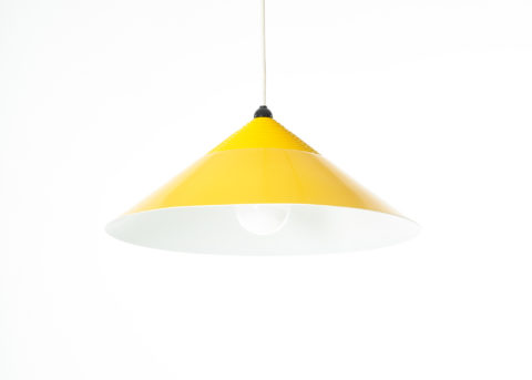 CONICAL pendant light in yellow by Sverige
