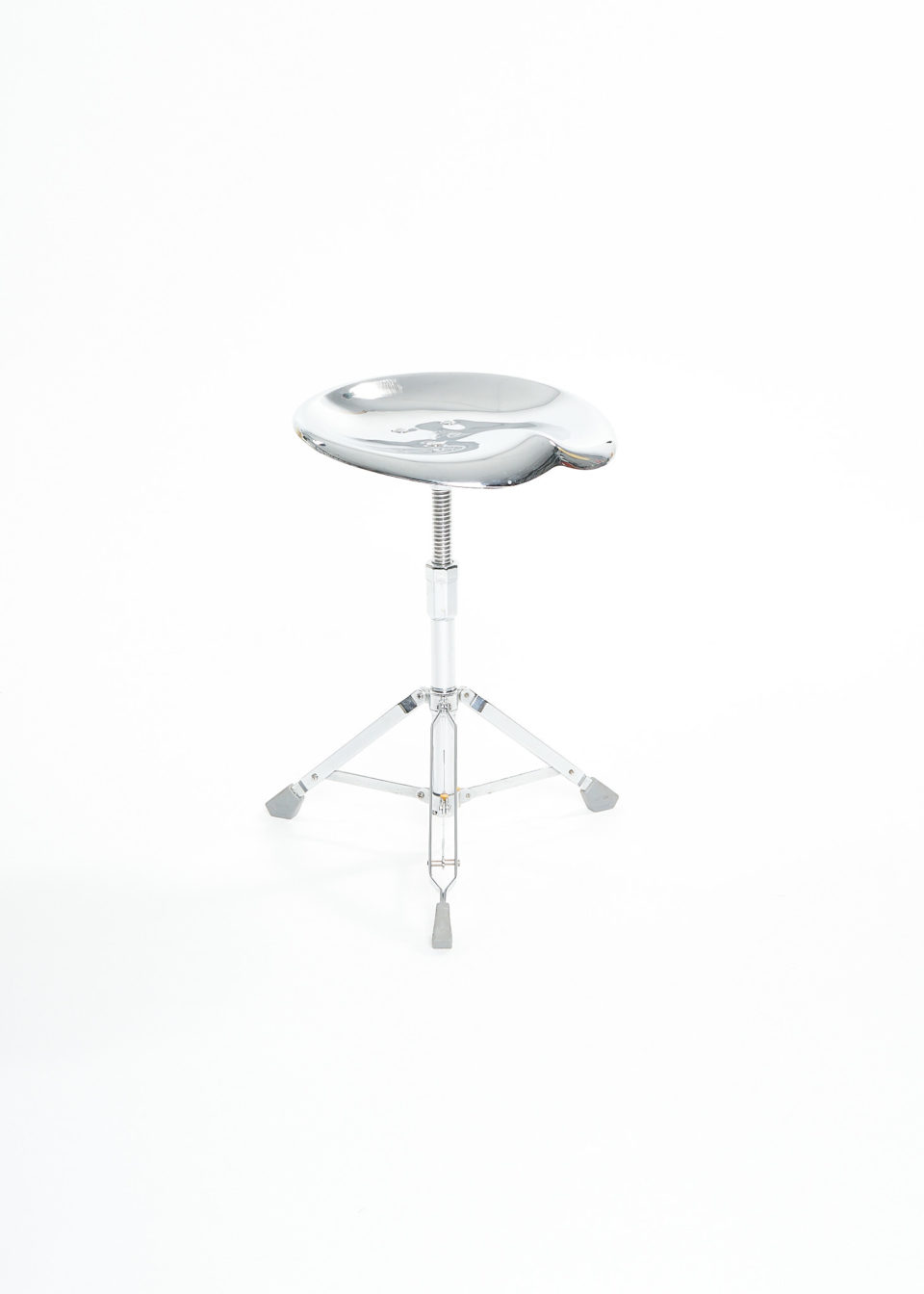 BEAT chrome stool by Yasuaki Sasamoto for Dulton Co. Ltd.