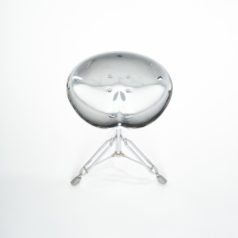 BEAT chrome stool by Yasuaki Sasamoto for Dulton Co. Ltd.
