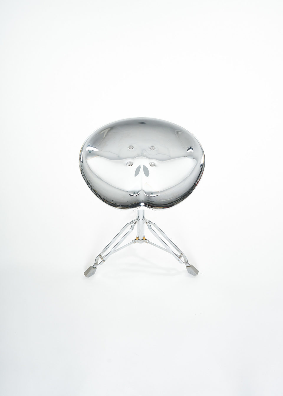 BEAT chrome stool by Yasuaki Sasamoto for Dulton Co. Ltd.