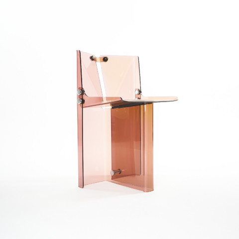 PERSPEX chair by Peter Banks for Banks/Heeley