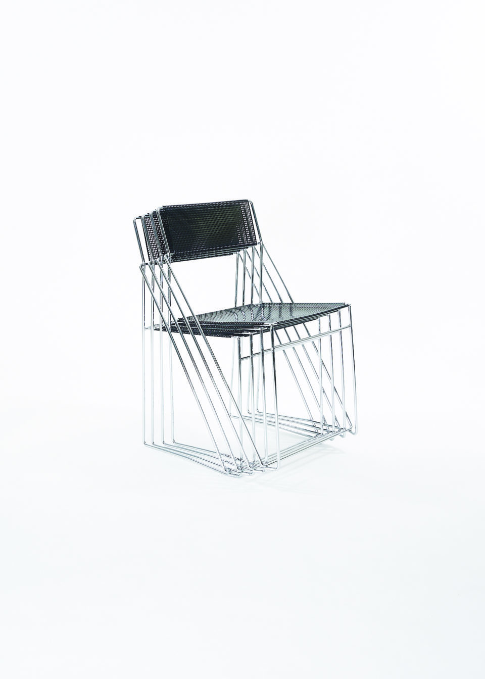 Set of 4 NUOVA X-LINE chairs by Niels Jørgen Haugesen for Hybodan