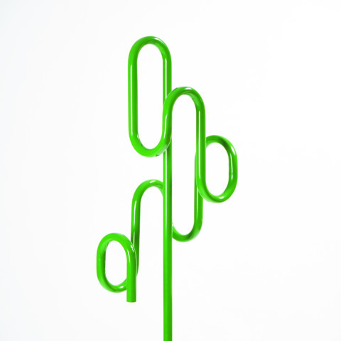 CACTUS coat stand in green CACTUS coat stand in green