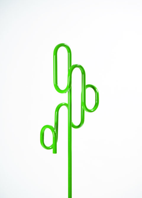 CACTUS coat stand in green CACTUS coat stand in green