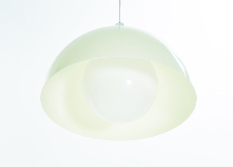 1970s acrylic DOME pendant