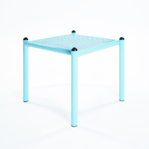 1990s BABY BLUE side table by Amisco
