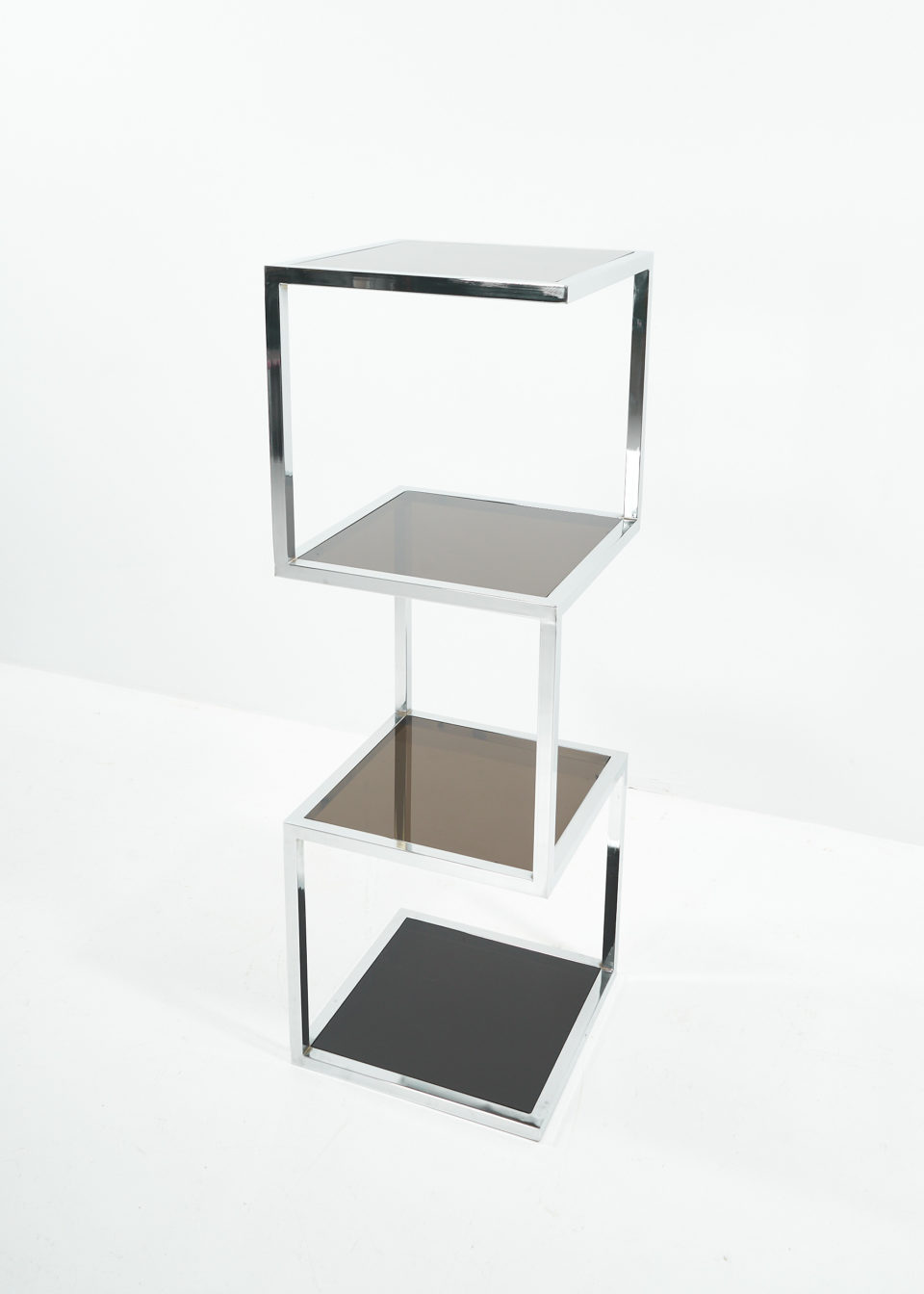1970s CHROME shelving unit